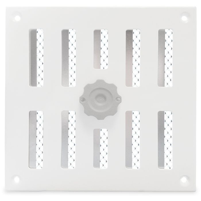 Abschließbares Schiebegitter Aluminium - Aufbaumontage 155 x 155mm - weiß (3-1616W) Abschließbares Schiebegitter Aluminium - Aufbaumontage 155 x 155mm - weiß (3-1616W)