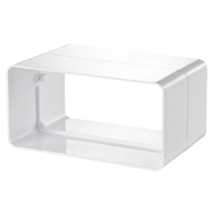 Flachkanal Verbindungsstuck Kunststoff 110 x 55 mm