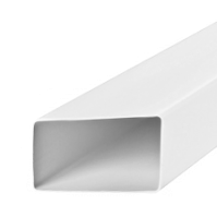 Flachkanal Kunststoff 110 x 55 mm (Länge 0,5 m)