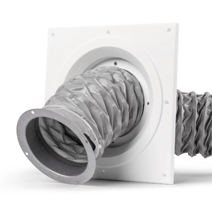 Wallflow Einbau-Lüftungsmodul rund - für verputzbares Lüftungsventil - Ø 125mm
