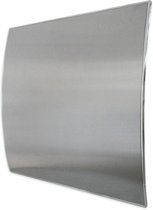 Design-Lüftungsgitter quadratisch (Abluft & Zuluft) Ø 125 mm – Edelstahl gebogen