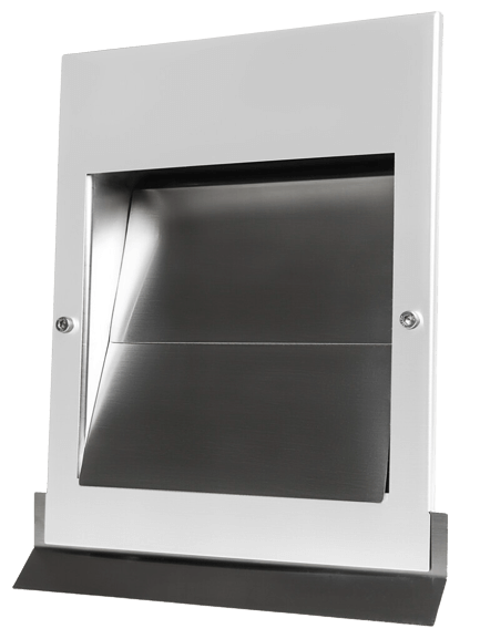 Design Fassadenkappe PREMIUM LINE - SIGMA - Ø 150mm - WEISS