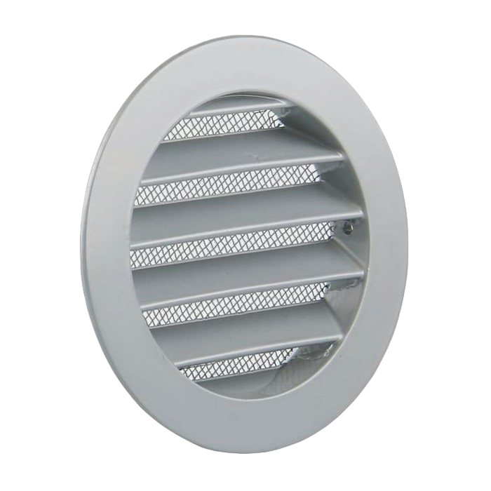 Rundes Lüftungsgitter Ø 160mm Aluminium mit feinmaschigem Fliegendraht Rundes Lüftungsgitter Ø 160mm Aluminium mit feinmaschigem Fliegendraht