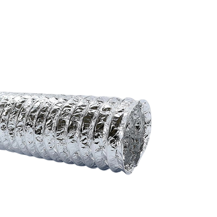Flexibler Lüftungsschlauch unisoliert - Aluminium - Ø 250mm - Länge 10 Meter