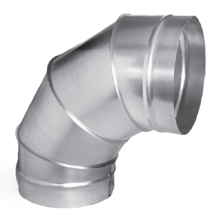 Bogen 90º für Wickelfalzrohr Ø 355mm - Segment Bogen 90º für Wickelfalzrohr Ø 355mm - Segment