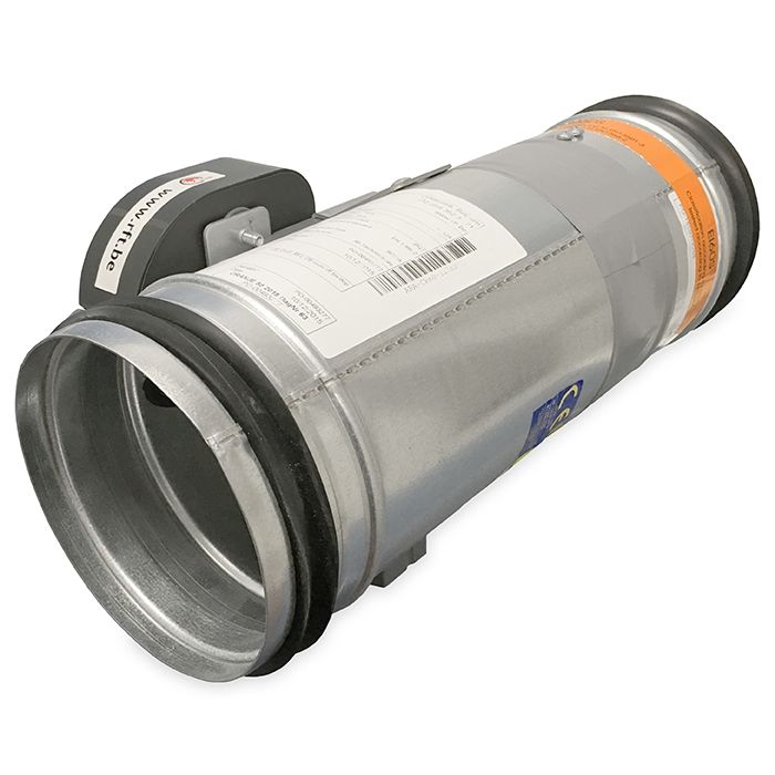 Brandklappe Ø 125 mm, manuelle Steuerung mit Schmelzlot bei 72°C + Feder