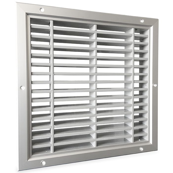 Feuerbeständiges Lamellengitter 300 x 300 mm Feuerbeständiges Lamellengitter 300 x 300 mm