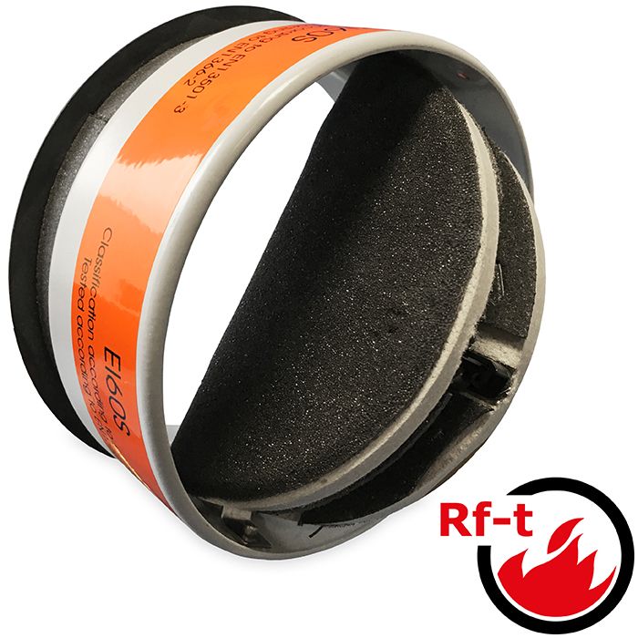 Feuerfeste Drosselklappe (Brandklappe) Ø150 mm - 60 Minuten