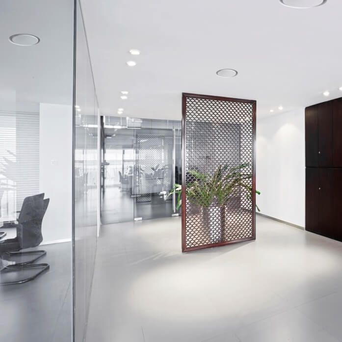 CIRCLE - Einbaufähiges rahmenloses Ventil - Ø250mm - ZUFUHR & ABLASS