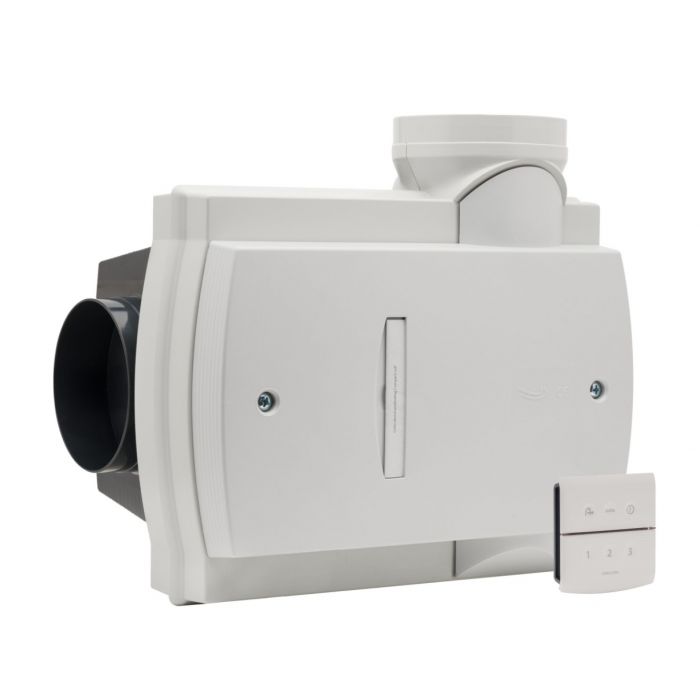 Orcon Compact 10RHB 355m³/h + Feuchtigkeitssensor + RFT-Steuerung - Schutzkontaktstecker 