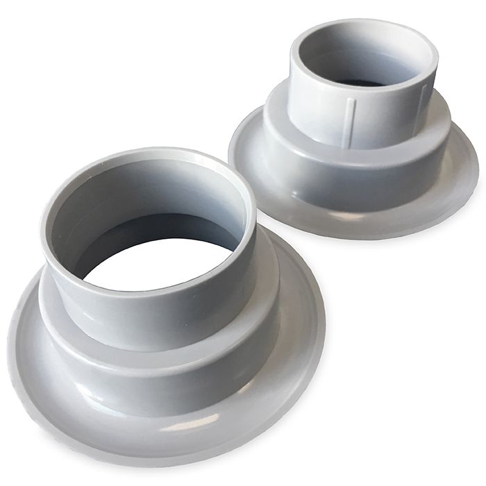 Runde Türgitter Ø 40 mm – Kunststoff Grau – 3-Stück-Packung Runde Türgitter Ø 40 mm – Kunststoff Grau – 3-Stück-Packung