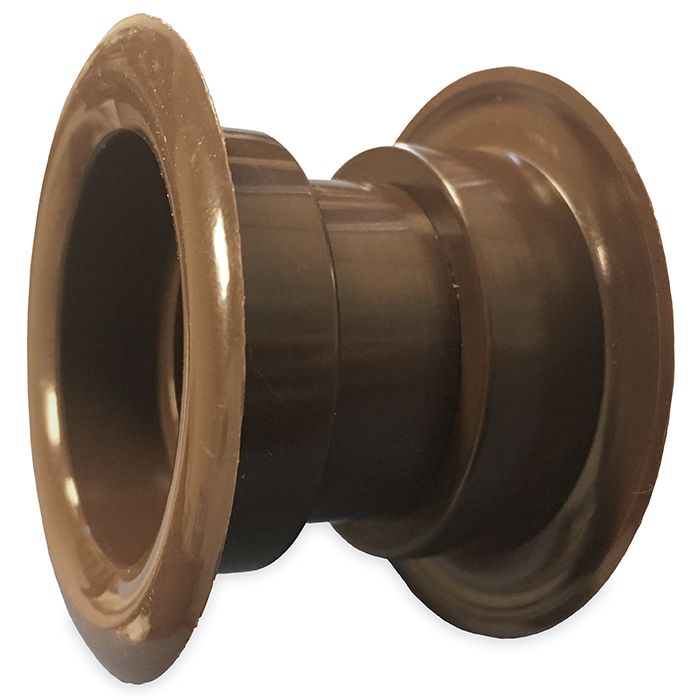 Rundes Türgitter Ø 40 mm – Kunststoff braun Rundes Türgitter Ø 40 mm – Kunststoff braun