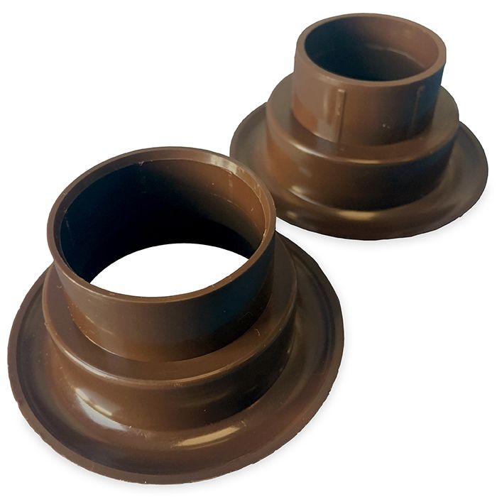 Rundes Türgitter Ø 40 mm – Kunststoff braun Rundes Türgitter Ø 40 mm – Kunststoff braun