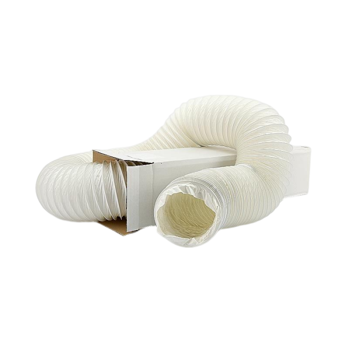 Flexibler Schlauch WEISS PVC - Ø100 - Länge 10 Meter Flexibler Schlauch WEISS PVC - Ø100 - Länge 10 Meter