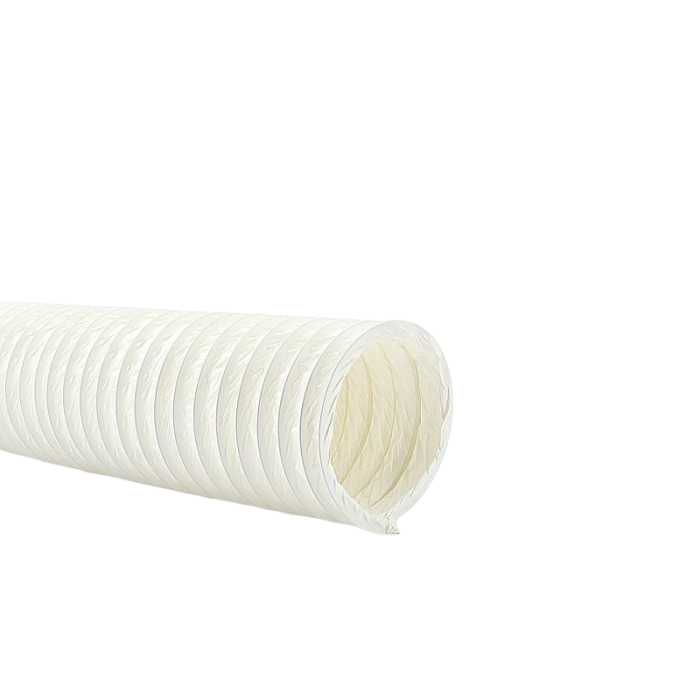 Flexibler Schlauch WEISS PVC - Ø150- Länge 6 Meter Flexibler Schlauch WEISS PVC - Ø150- Länge 6 Meter