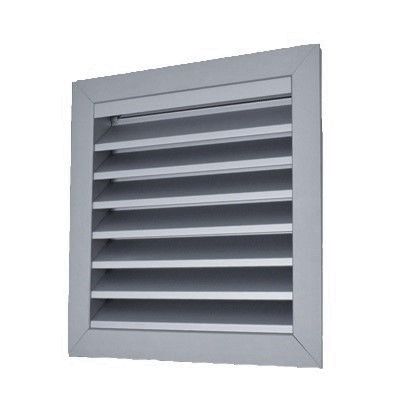 Lamellengitter aus Aluminium 290 x 290 mm – Einbau