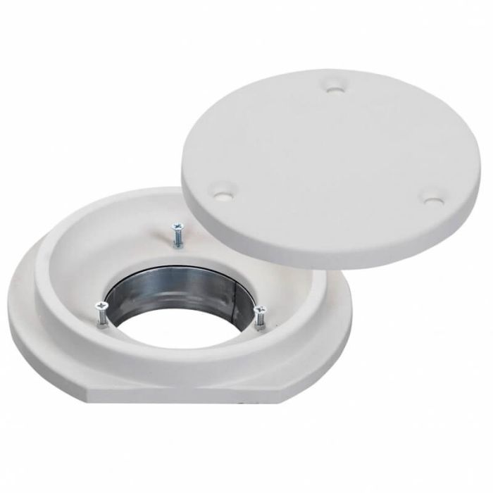 CIRCLE - Einbaufähiges rahmenloses Ventil - Ø250mm - ZUFUHR & ABLASS