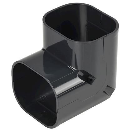 Klimaanlage lange aufsteigende Kurve 90 Grad - Anhrazit (SC-77-A) Klimaanlage lange aufsteigende Kurve 90 Grad - Anhrazit (SC-77-A)