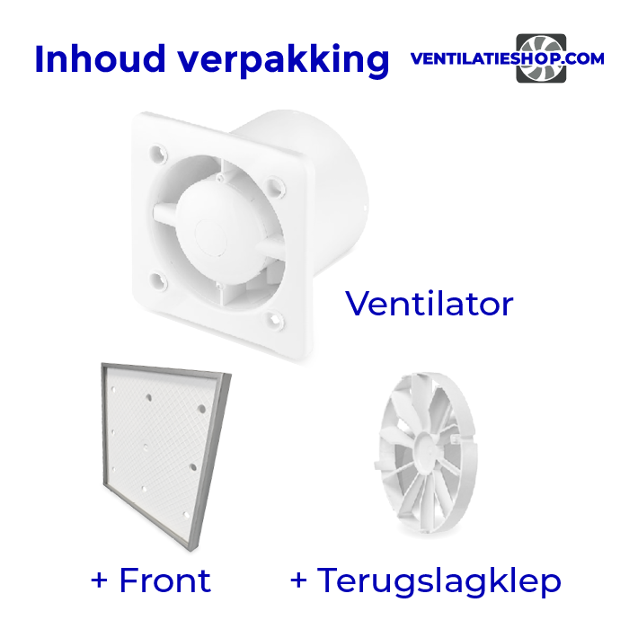 Pro-Design Badlüfter – mit Nachlauf + Feuchtigkeitssensor (KW125H) – Ø 125 mm – Fliesenfront Pro-Design Badlüfter – mit Nachlauf + Feuchtigkeitssensor (KW125H) – Ø 125 mm – Fliesenfront