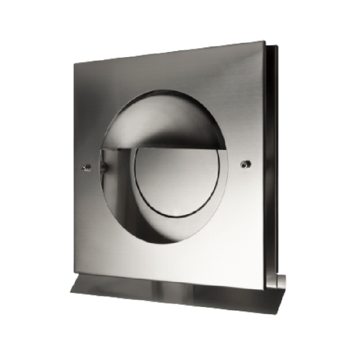 Design Fassadenkap PREMIUM LINE - KAPPA - Ø 150mm - Edelstahl