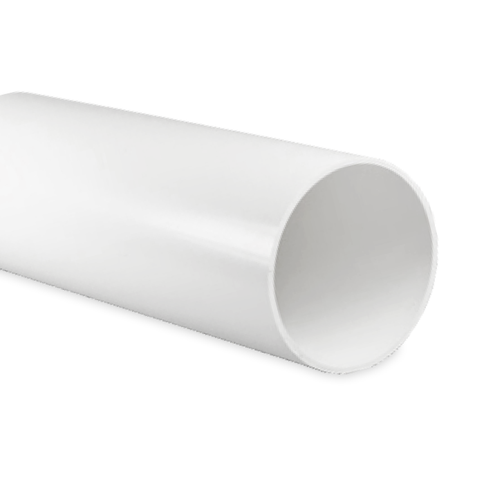Lüftungsrohr Kunststoff - rund  Ø 150 mm - Länge 1 Meter