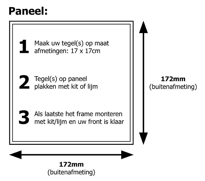 Pro-Design Badlüfter – STANDARD (KW125) – Ø 125 mm – Kachelfront