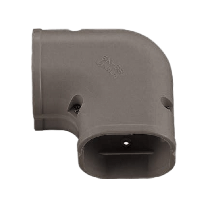 Klimaanlage lange flache Kurve 90 Grad - BRAUN (SK-77-B)