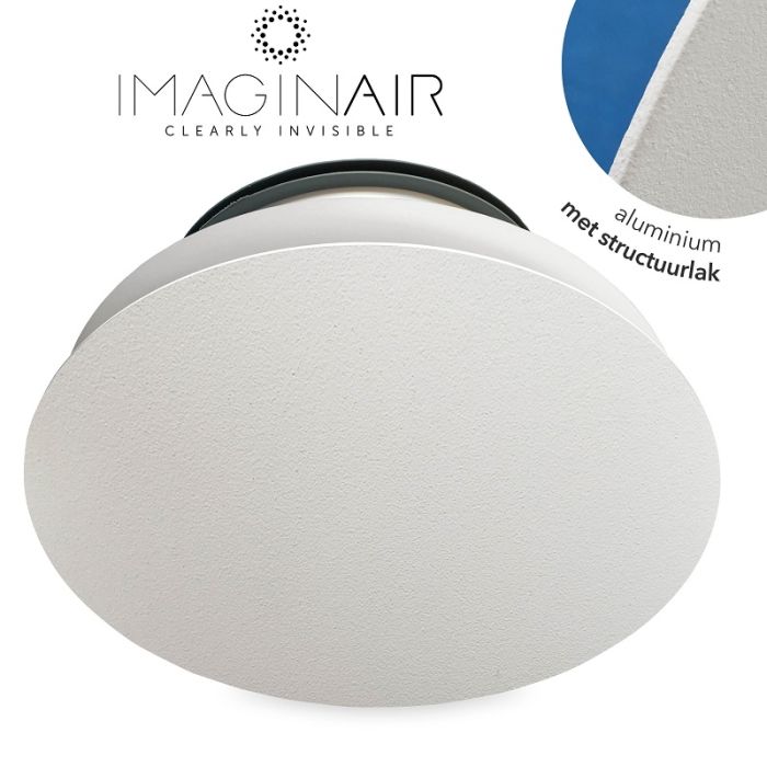 Tellerventil Design Small - Abluft und Zuluft - Ø 125 mm - weiß RAL9003