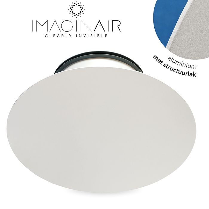 Tellerventil Design Large - Abluft und Zuluft - Ø 125 mm - weiß RAL9003