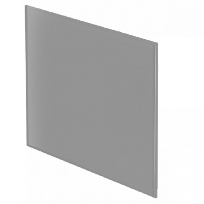 Pro-Design Badlüfter – ZUGSEIL (KW100W) – Ø 100 mm – flaches GLAS – Mattgrau