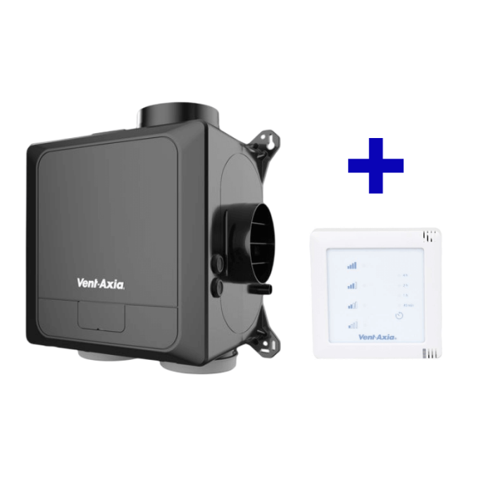 Vent-Axia Multihome Wohnraumlüfter - Basic BPD - 300 m³/h - Perilex + SSU-B RF Steuerung Vent-Axia Multihome Wohnraumlüfter - Basic BPD - 300 m³/h - Perilex + SSU-B RF Steuerung