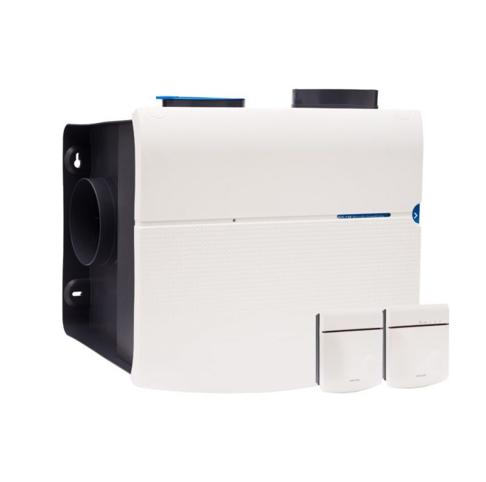 Orcon Wohnraumlüfter MVS-15RH CO2B Max - 490 m³/h - mit Feuchtigkeitssensor & CO2-Raumsensor