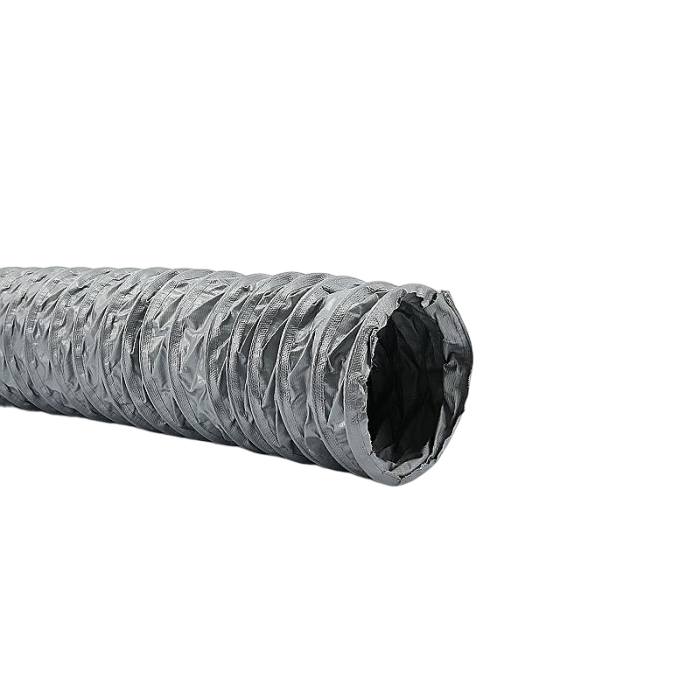 Nicht isolierter flexibler (grauer) PVC-Schlauch Ø 102 mm (Innenmaß) – 6 METER Nicht isolierter flexibler (grauer) PVC-Schlauch Ø 102 mm (Innenmaß) – 6 METER