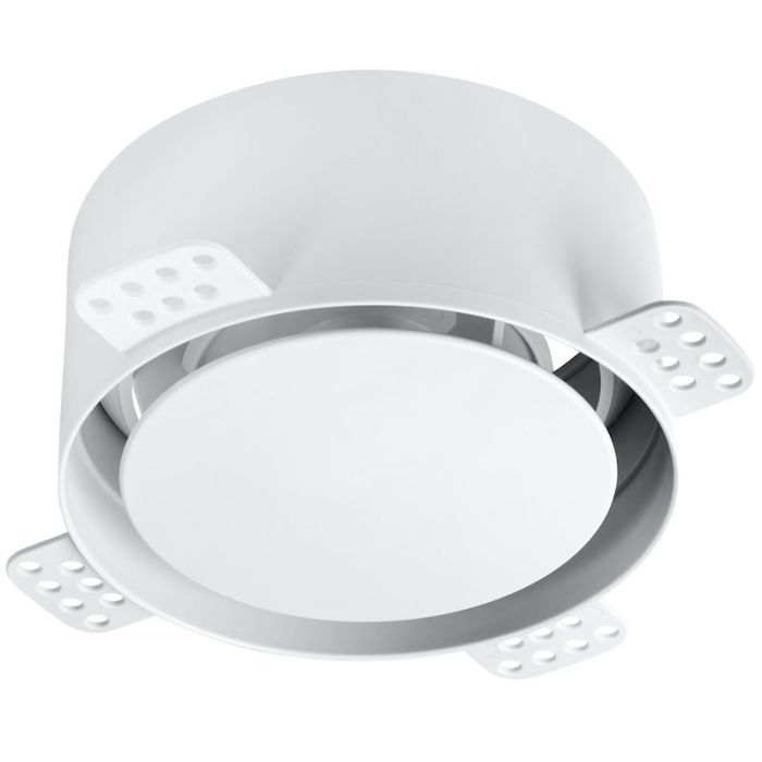 NoShow verputzbare Designventil 125mm - Zu- und Abluft - WEISS