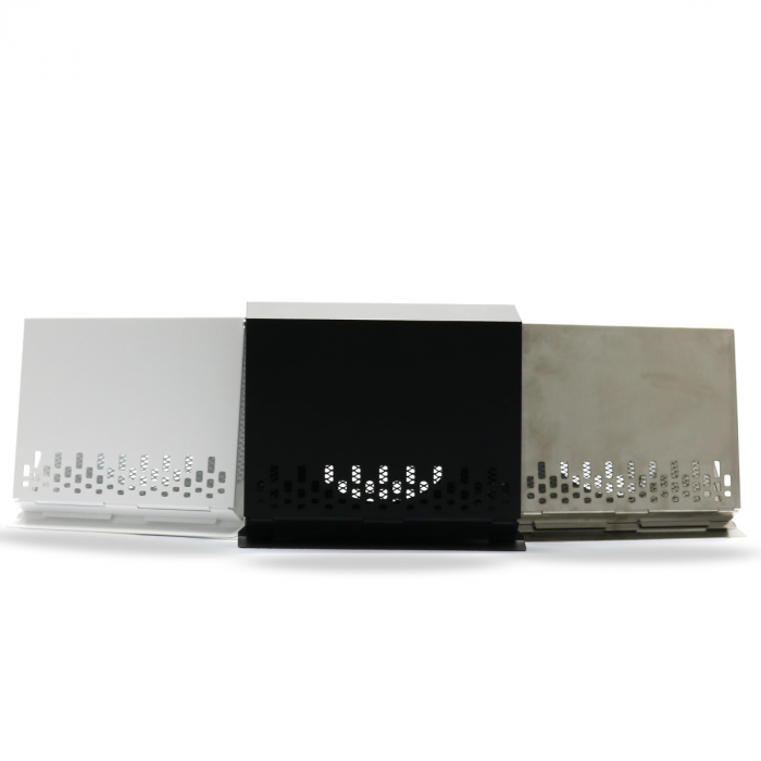 Whisper Luxe Design Wetterschutzgitter 125mm - Zuluft - WEISS