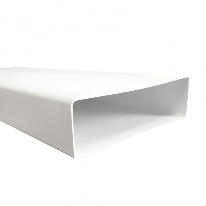 Kunststoff rechteckiger Kanal 204 x 60 mm (Länge 90cm)