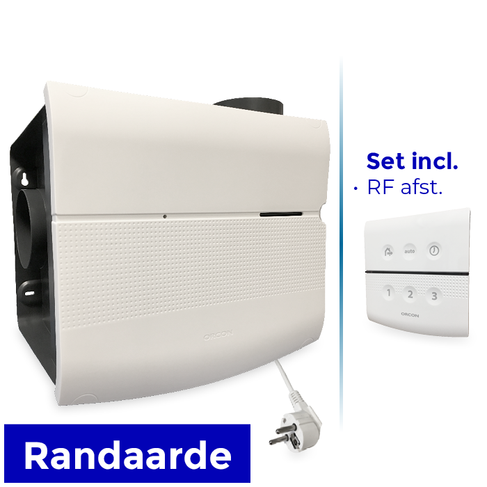 Orcon Wohnraumlüftungsanlage MVS-15R - 550 m3/h -  mit Fernbedienung RF