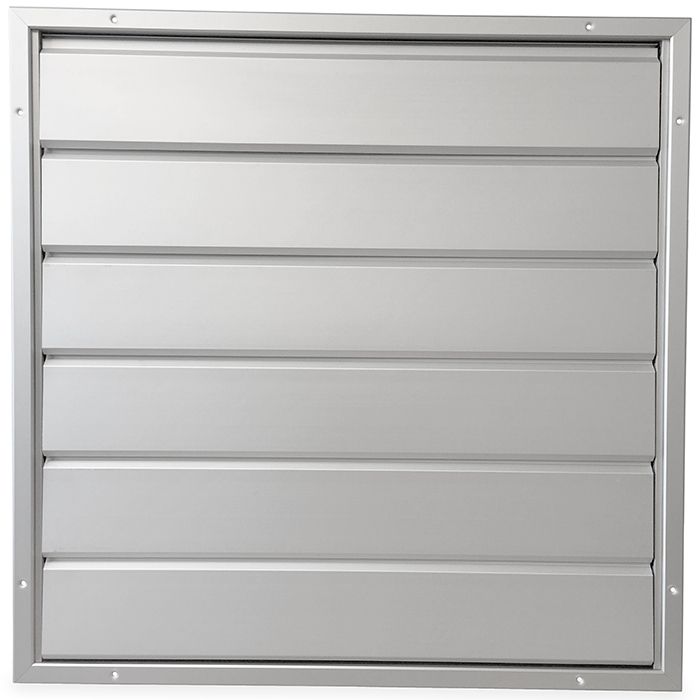 Lamellengitter Aufputz – 655 x 655 mm – große Lamellen (12HD-6666AA)