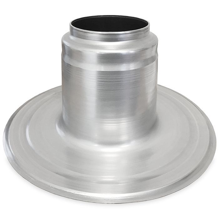 Doppelwandige Klebeplatte Ø150/Ø160 mm