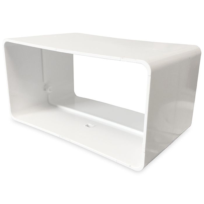 Kunststoffverbindung für Lüftungskanal 120 x 60 mm