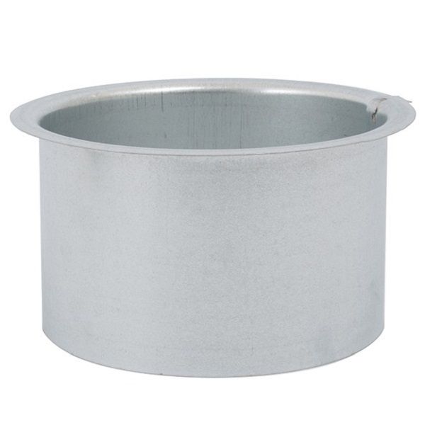 Flachkanal Muffe (Flansch) Ø 100mm - Höhe = 80mm