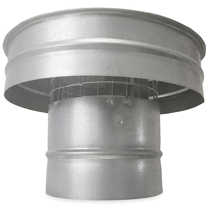 Regenschutzkappe mit zusätzlichem Regenschutz & Draht Ø 100 mm