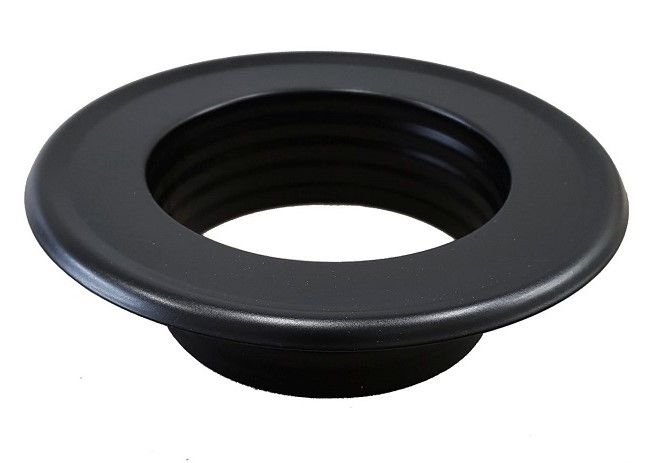 Abschlussrosette Ø 100 mm – Schwarz