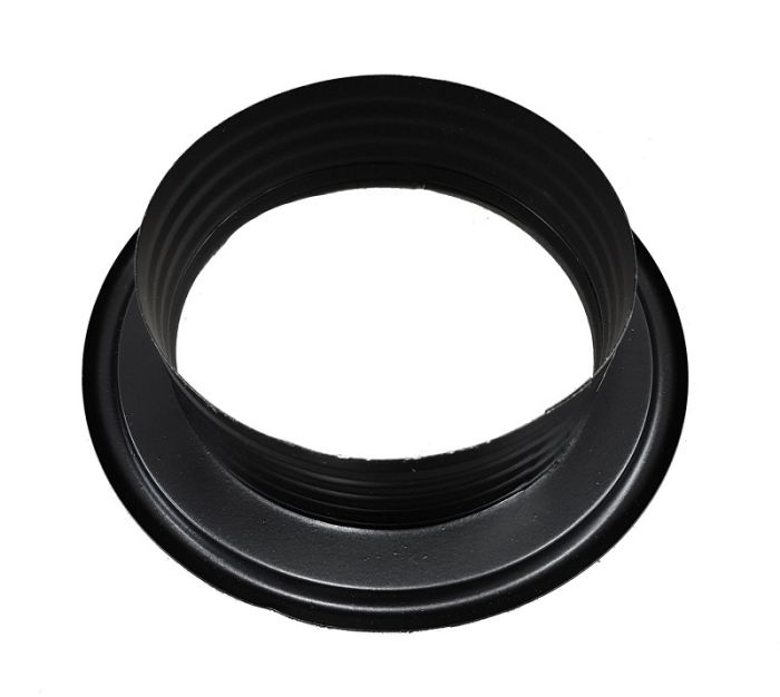 Abschlussrosette Ø 125 mm – Schwarz