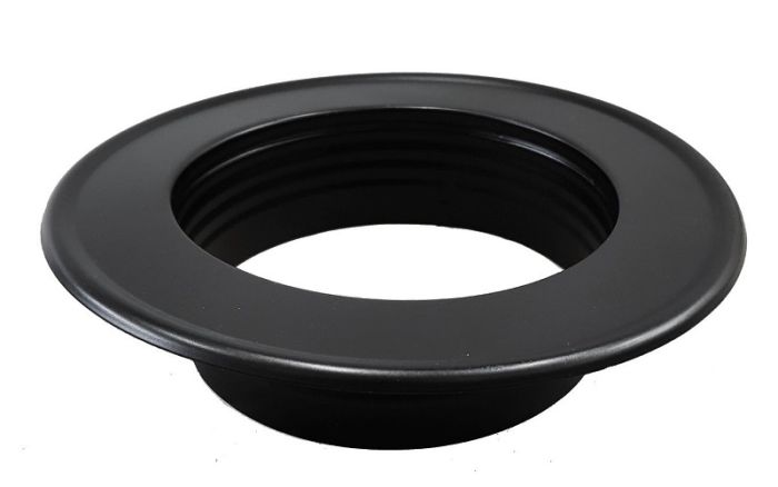 Abschlussrosette Ø 150 mm – Schwarz