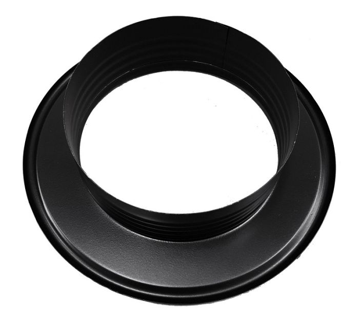 Abschlussrosette Ø 150 mm – Schwarz