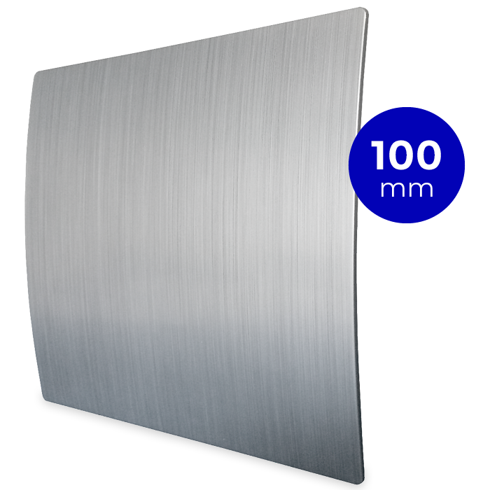 Design-Lüftungsgitter quadratisch (Abluft & Zuluft) Ø 100 mm Kunststoff – Silber Design-Lüftungsgitter quadratisch (Abluft & Zuluft) Ø 100 mm Kunststoff – Silber