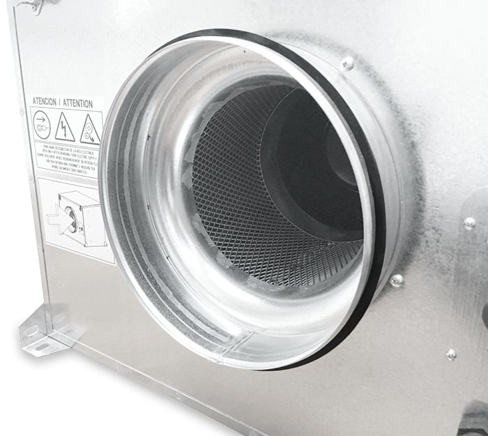 S&P CAB-160 ECOWATT energiesparende EC-Lüfterbox 675 m3/h - schallgedämpft - 2x RCF160/150 mm