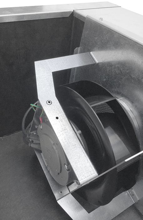 S&P CAB-200 ECOWATT energiesparende EC-Lüfterbox 1090 m3/h - schallgedämpft - Anschluss 200 mm S&P CAB-200 ECOWATT energiesparende EC-Lüfterbox 1090 m3/h - schallgedämpft - Anschluss 200 mm