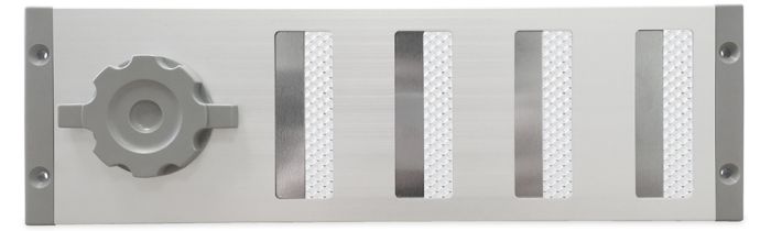 Abschließbares Schiebegitter Aluminium - Aufbaumontage 300 x 90 mm (3-3009AA)